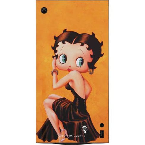 Betty Boop Little Black Dress XBox Series X Digital Edition Console Skin